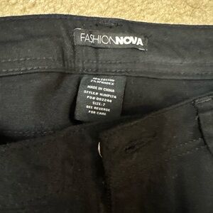Fashion Nova Classic Black Trousers